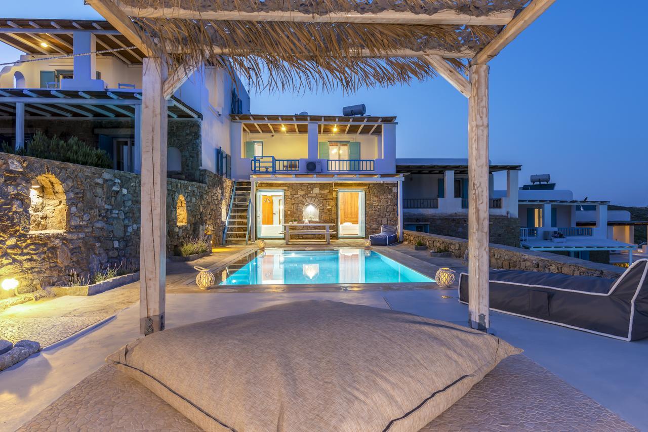 Wild View Mykonos Villa Merchia Beach Bagian luar foto