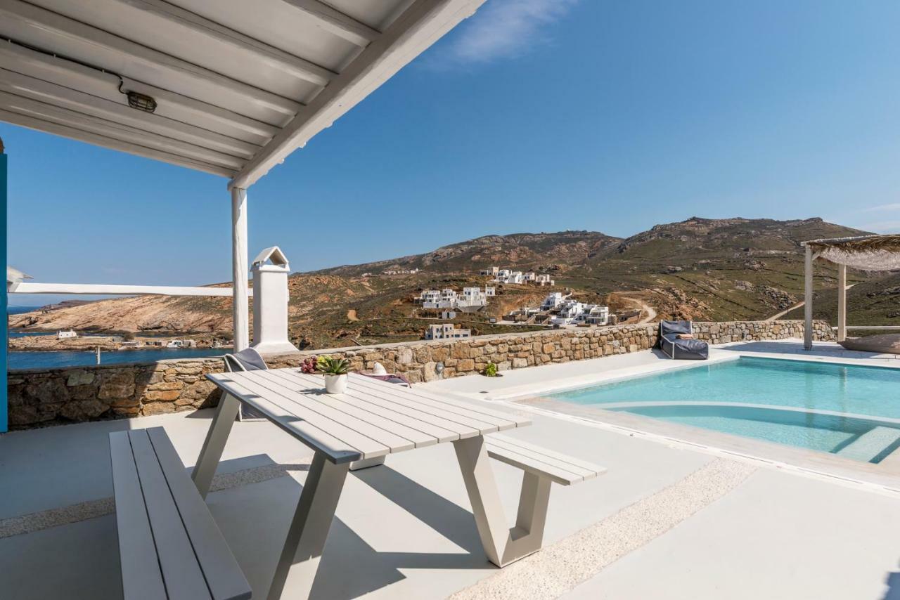 Wild View Mykonos Villa Merchia Beach Bagian luar foto