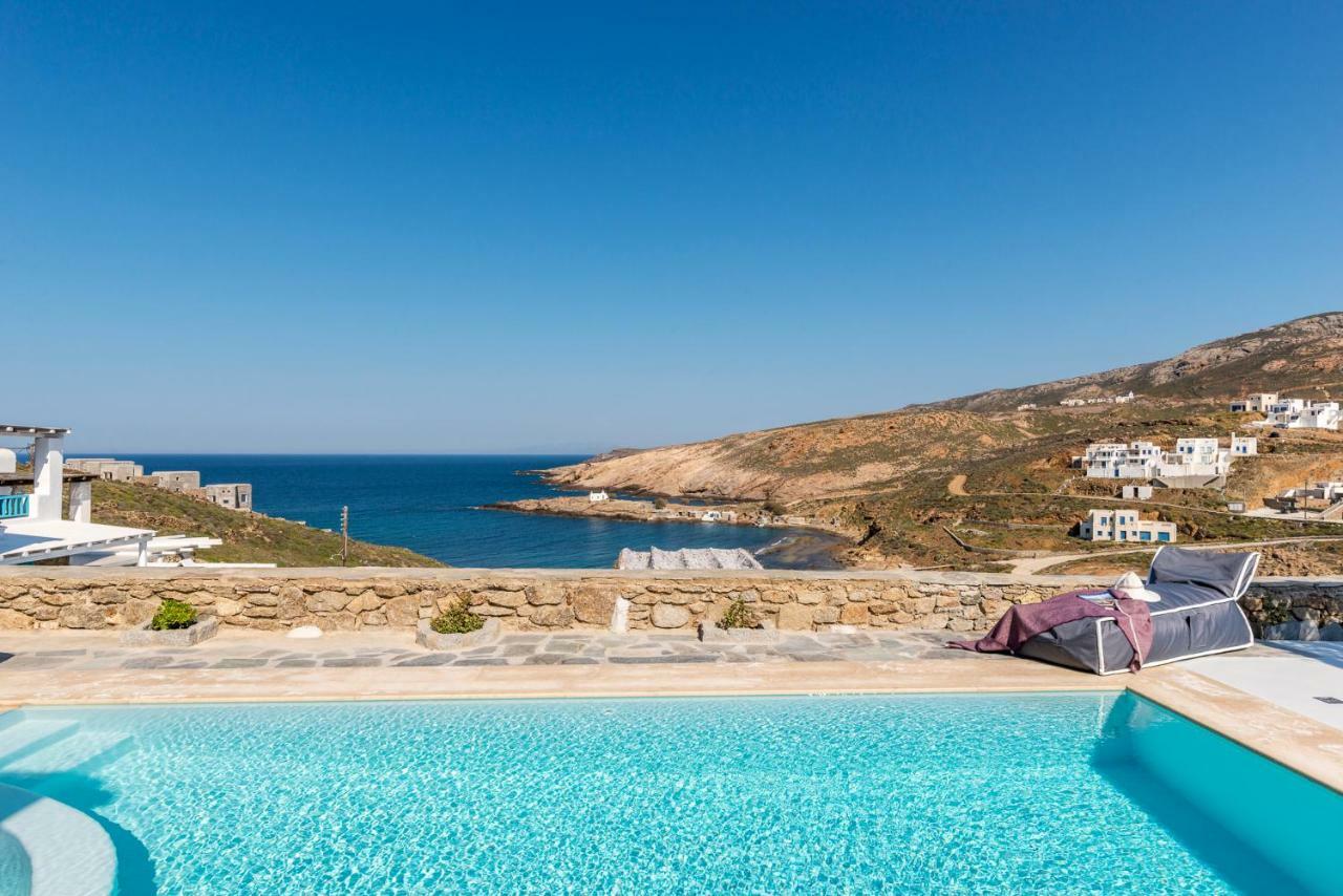 Wild View Mykonos Villa Merchia Beach Bagian luar foto