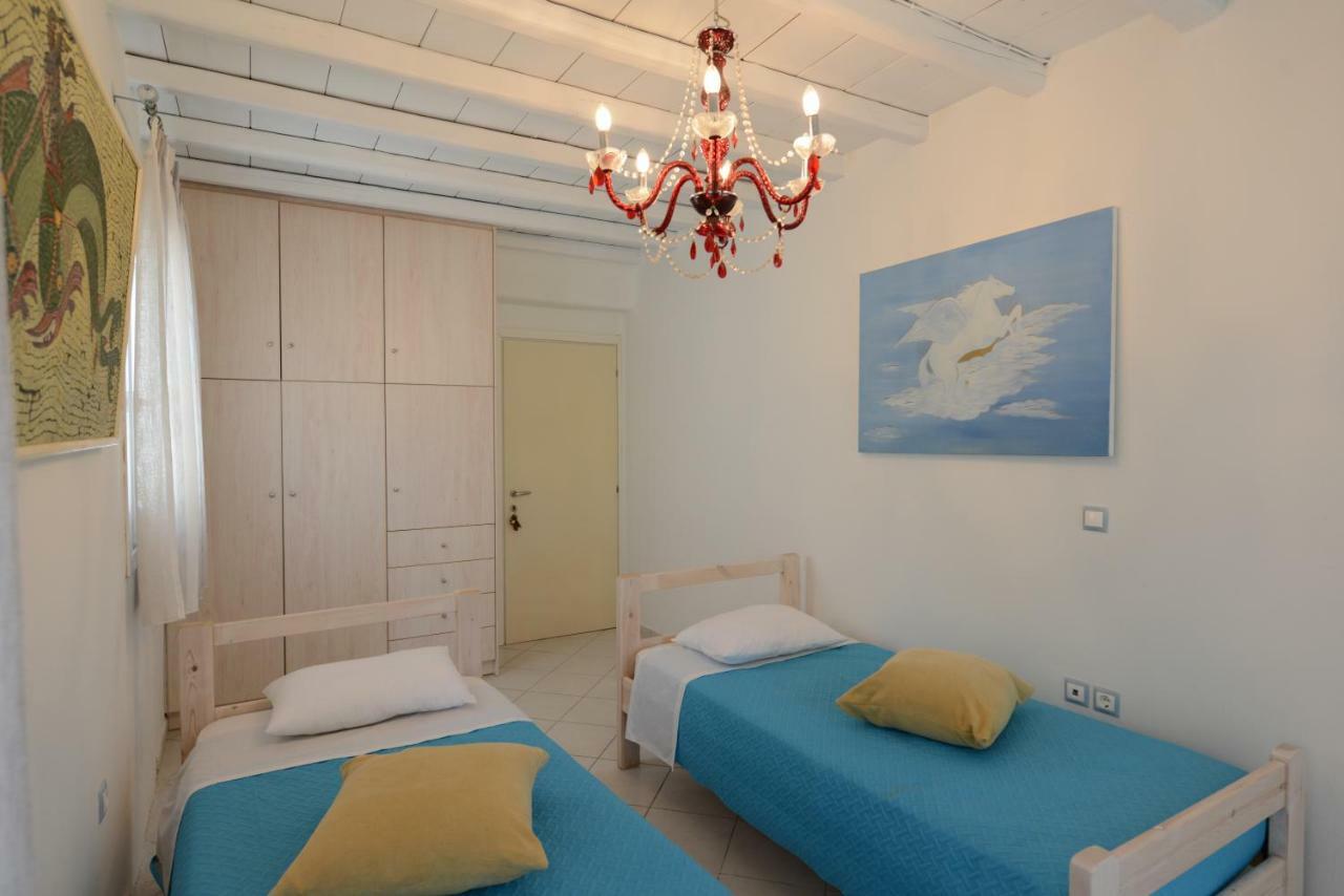 Wild View Mykonos Villa Merchia Beach Bagian luar foto