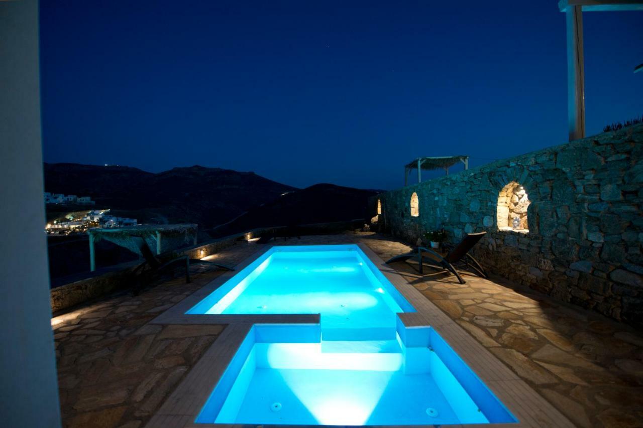 Wild View Mykonos Villa Merchia Beach Bagian luar foto