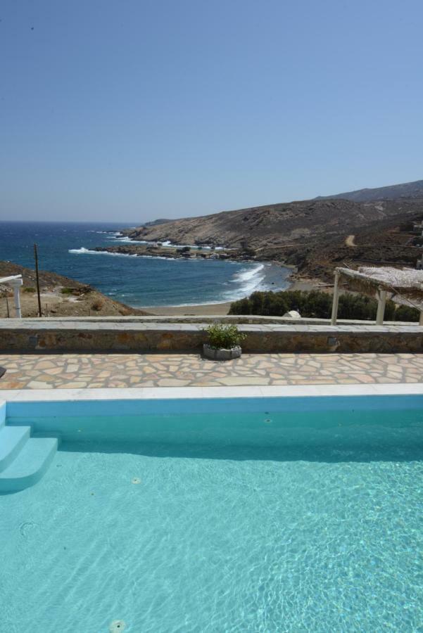Wild View Mykonos Villa Merchia Beach Bagian luar foto