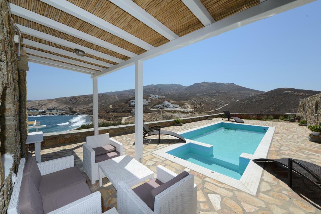 Wild View Mykonos Villa Merchia Beach Bagian luar foto