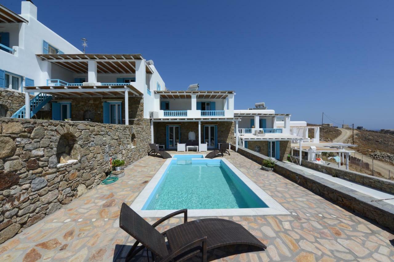 Wild View Mykonos Villa Merchia Beach Bagian luar foto