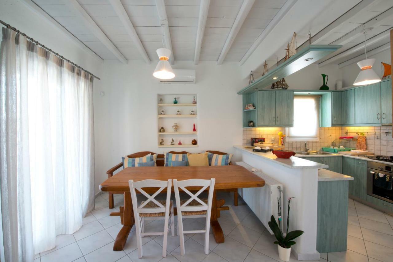 Wild View Mykonos Villa Merchia Beach Bagian luar foto