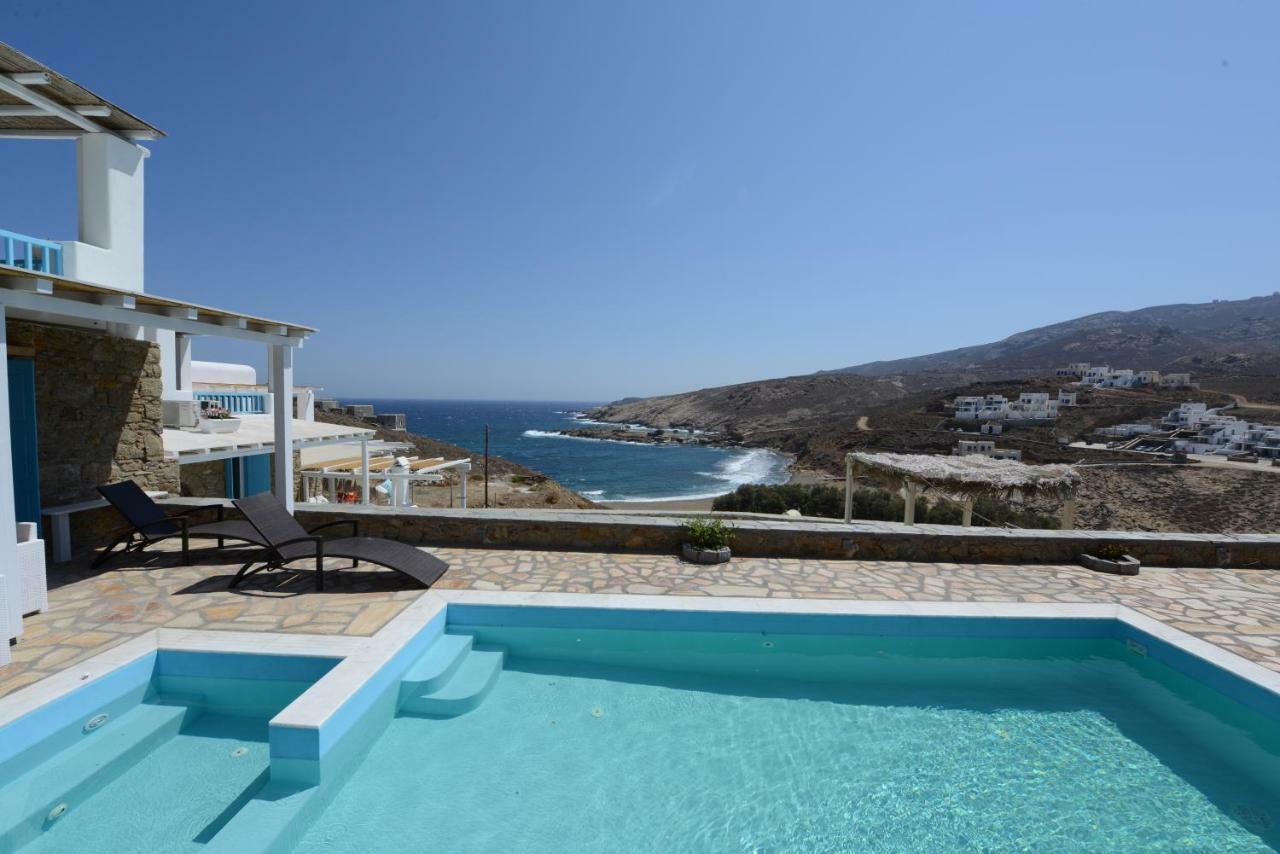 Wild View Mykonos Villa Merchia Beach Bagian luar foto