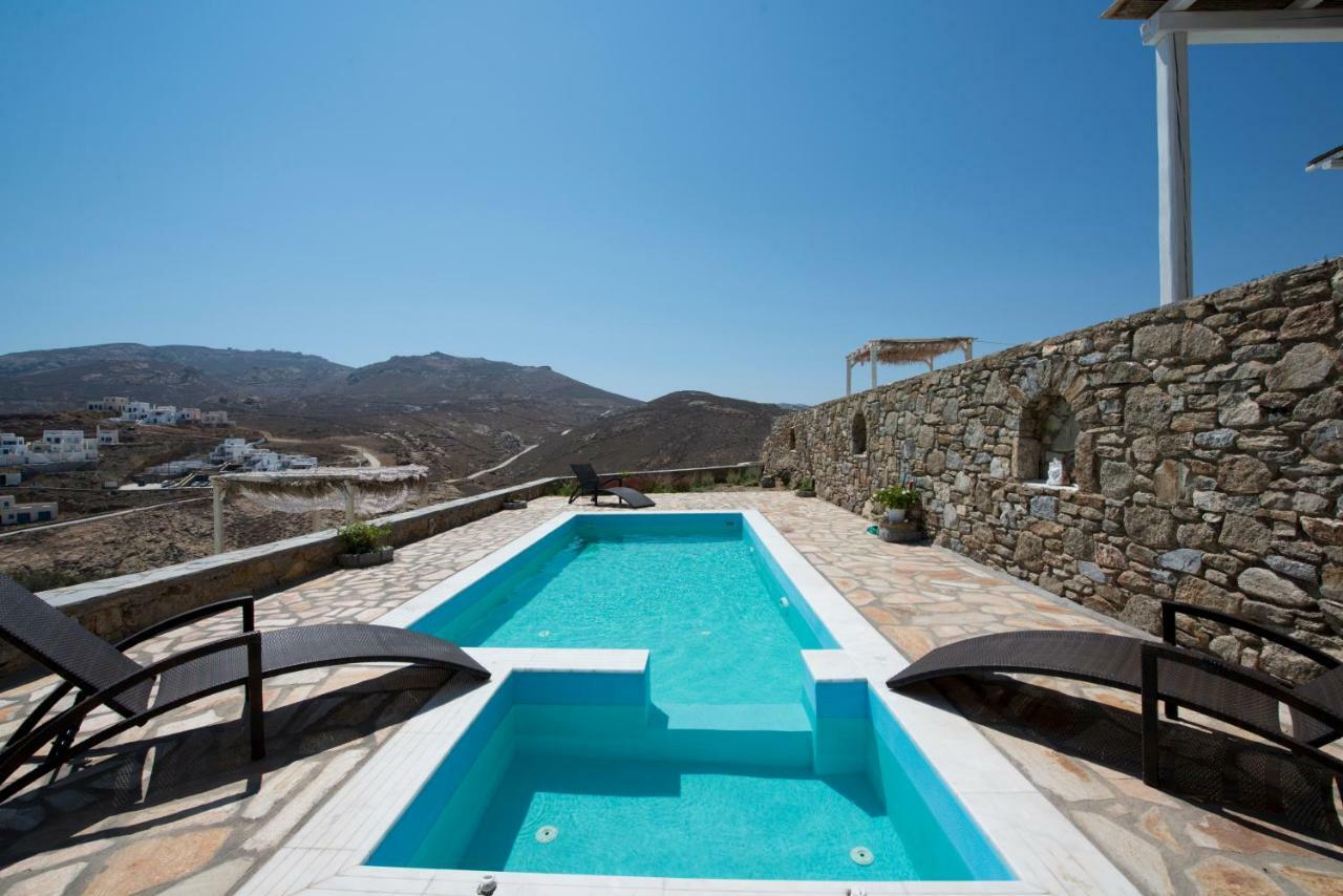 Wild View Mykonos Villa Merchia Beach Bagian luar foto
