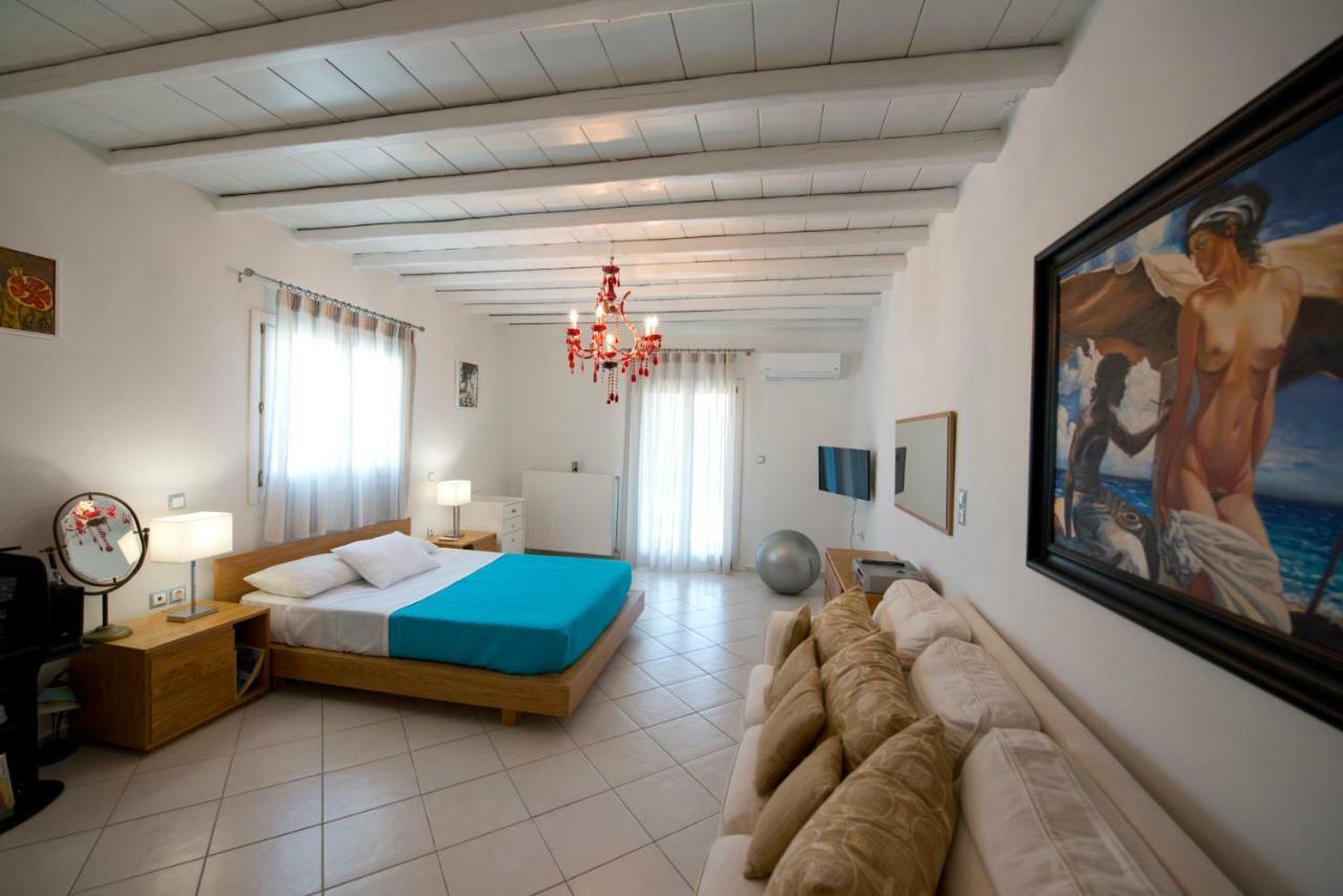 Wild View Mykonos Villa Merchia Beach Bagian luar foto